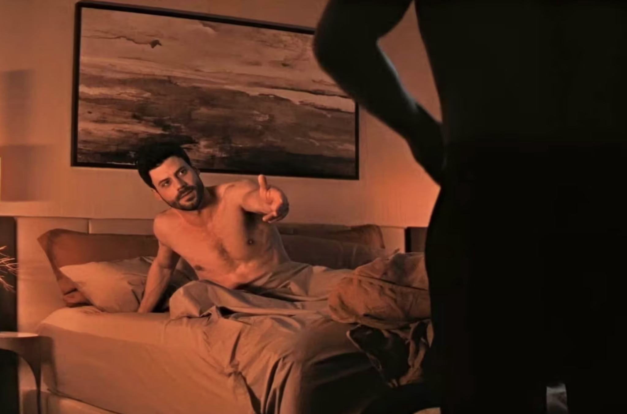 François Arnaud como Scott Hunter y Robbie GK como Kip Grady en Heat Rivalry. Foto: HBO Max/Crave Canadá