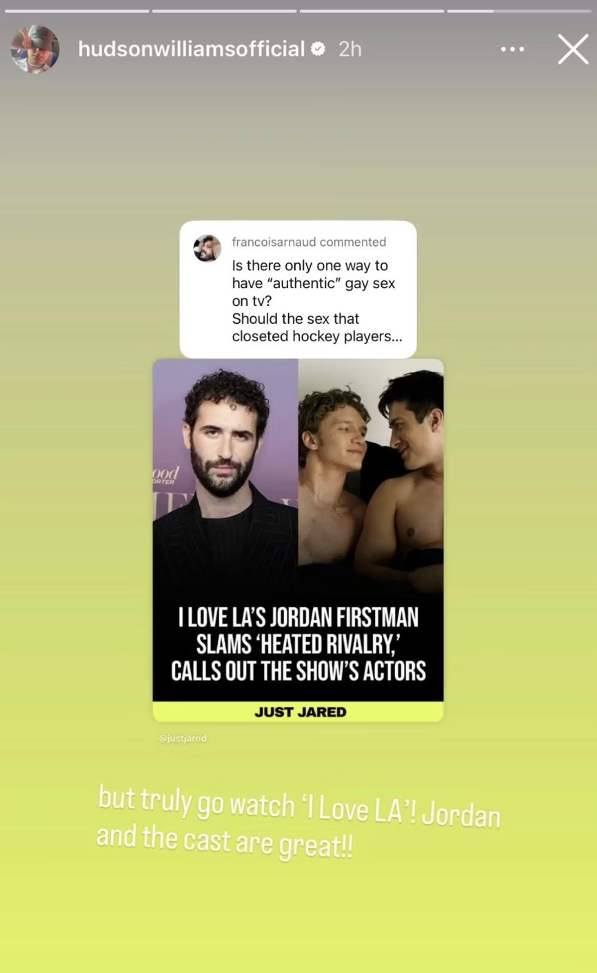 Foto: Instagram (@hudsonwilliamsofficial)