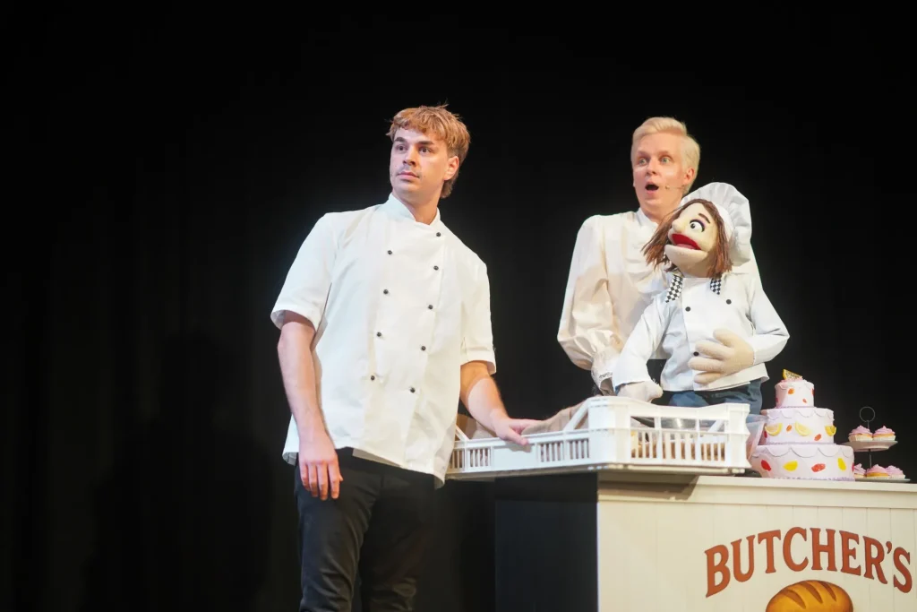 Joseph Martin and Linus Karp in The Fit Prince