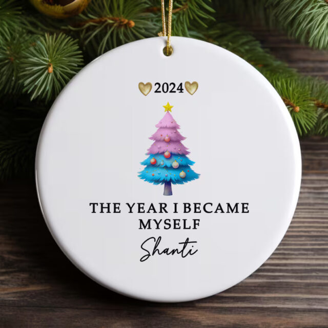 Adorno de salida personalizable. 