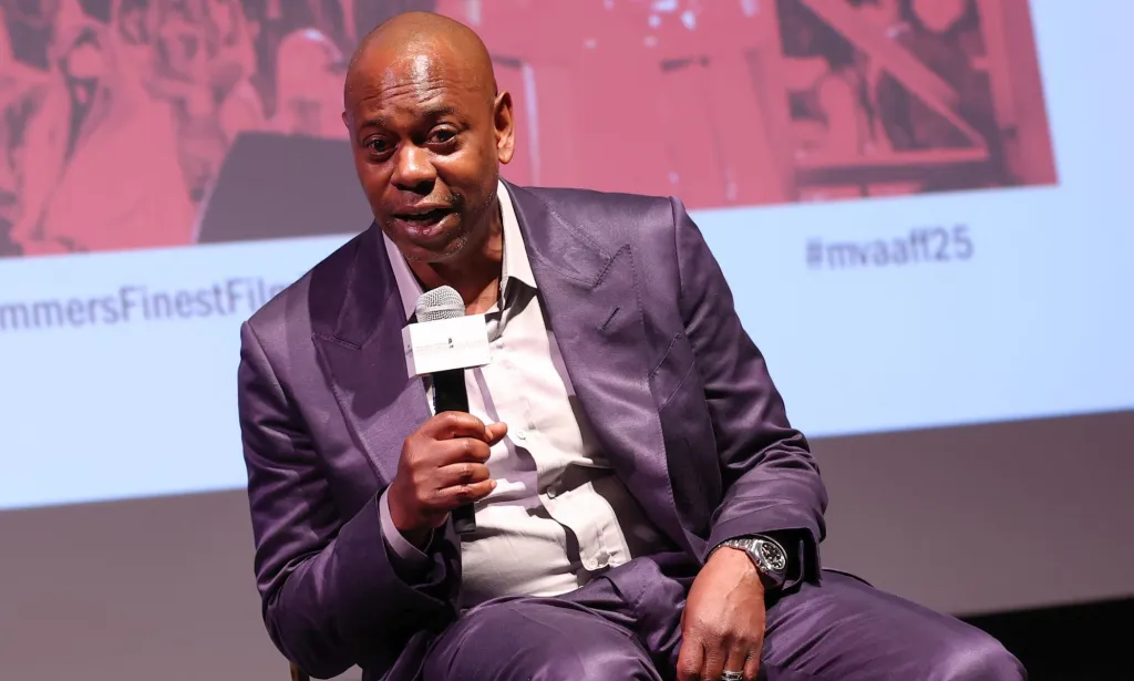 Dave Chappelle durante el 23º Festival de Cine Afroamericano de Martha's Vineyard.
