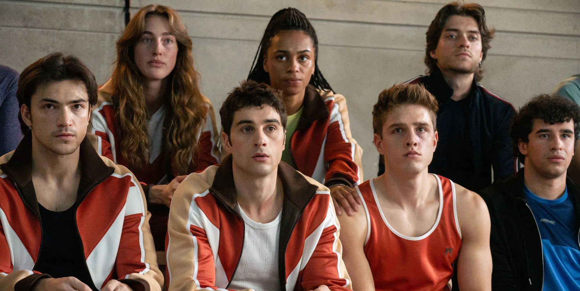 The cast of Netflix drama Olympo.