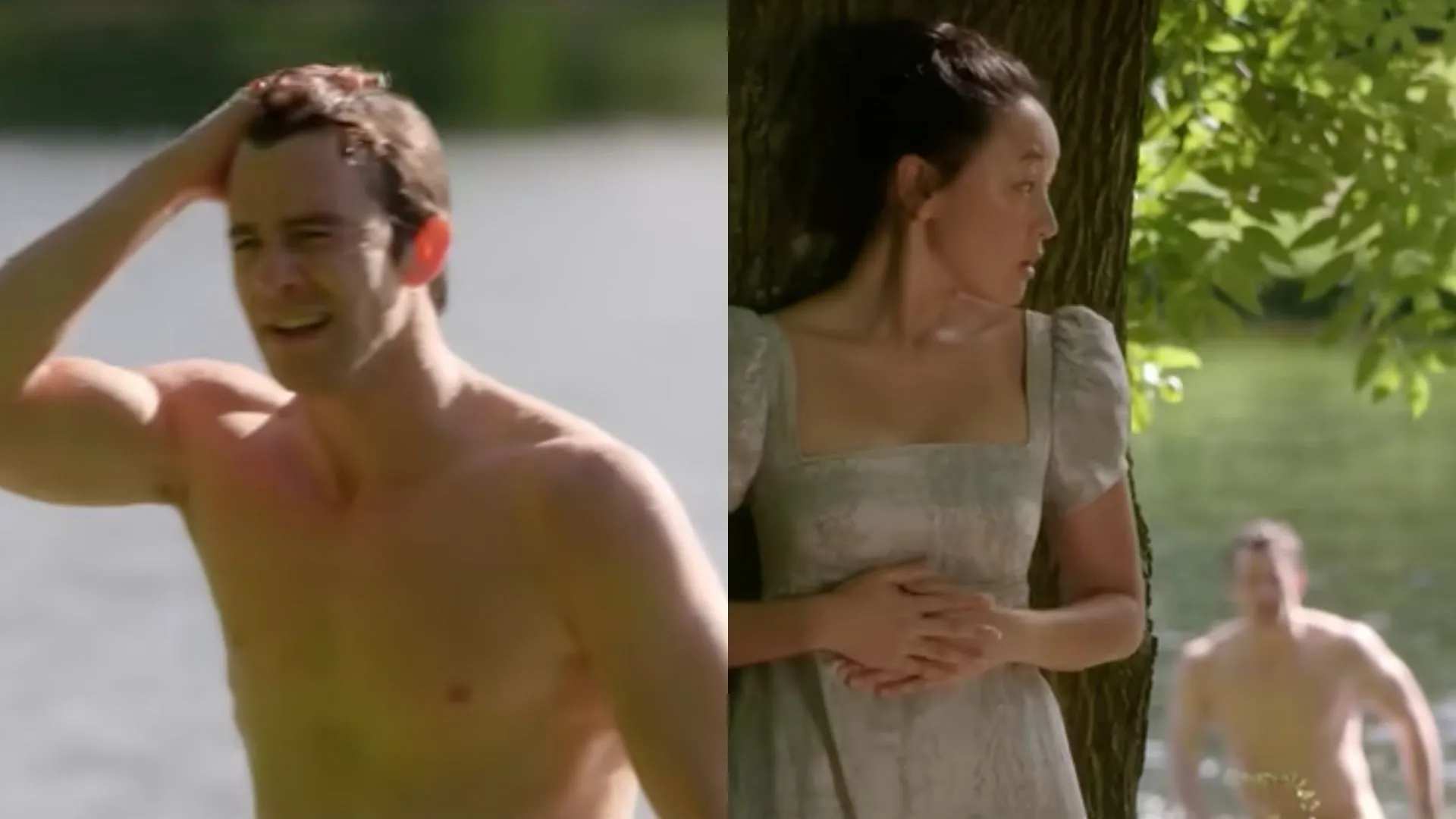 Luke Thompson strips down in new Bridgerton trailer