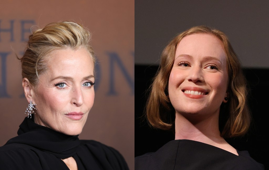 Disparos a la cabeza de Gillian Anderson y Hannah Einbinder