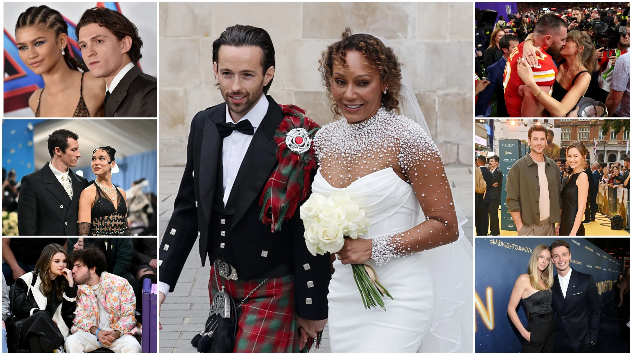 16 parejas de celebridades enamoradas que se comprometieron o casaron en 2025