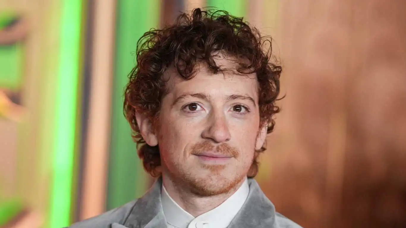 Ethan Slater at the "Wicked: For Good" New York Premiere held at Lincoln Center for the Performing Arts on November 17, 2025 in New York, New York.