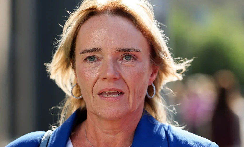 A portrait photo of Sandie Peggie.