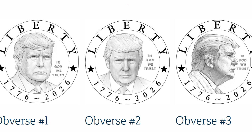 Trump se dispone a emitir una moneda de un dólar con su cara el próximo año mientras el Tesoro rechaza los diseños de monedas "despertadas"
