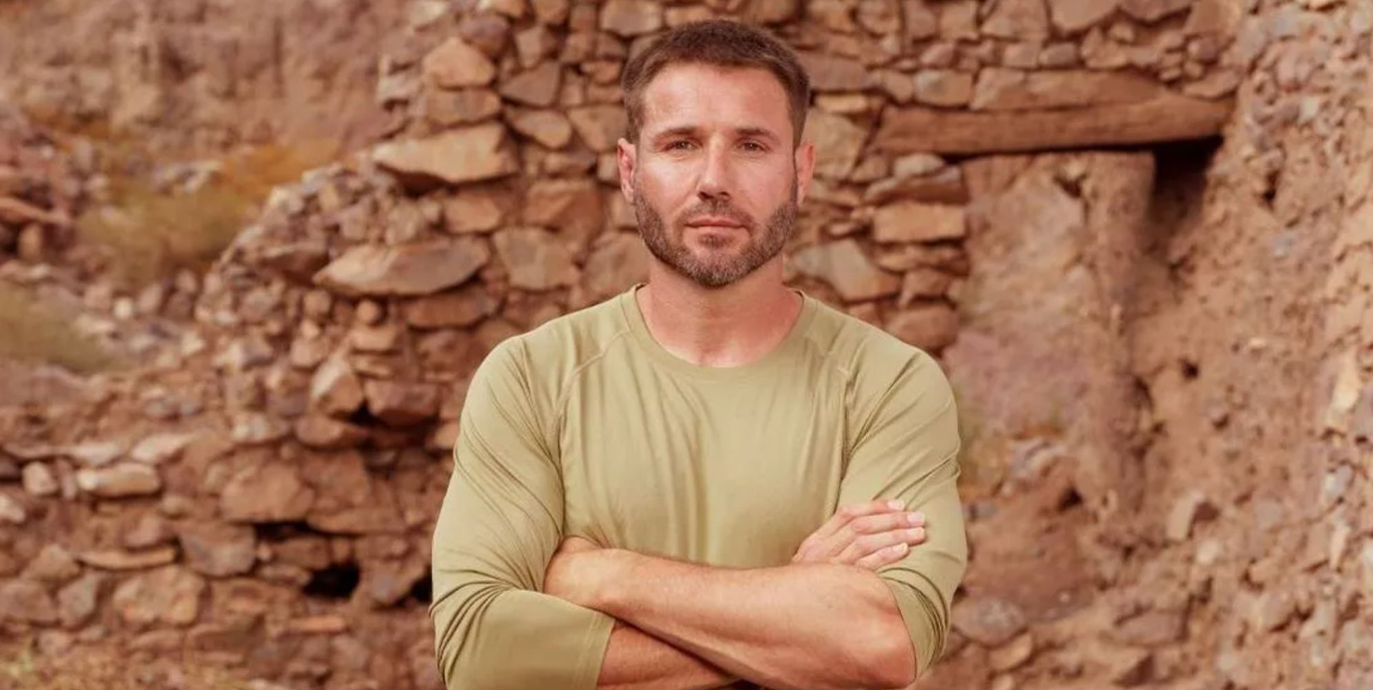 Ben Cohen in a promo photo for Celebrity SAS: Who Dares Wins