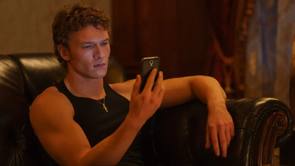 Connor Storrie in Heated Rivalry.