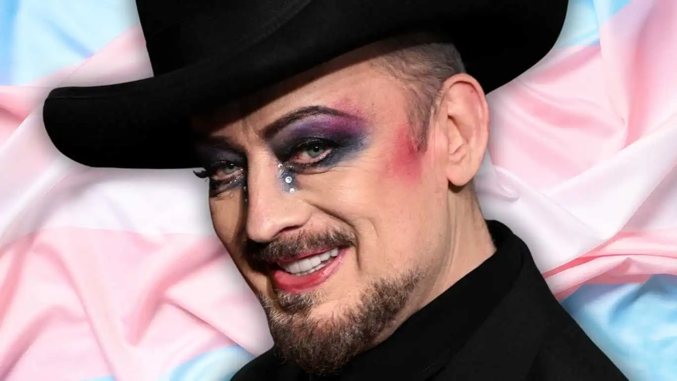 Boy George attends World Premiere of Christmas Karma at Curzon Mayfair on November 12, 2025 in London, England.