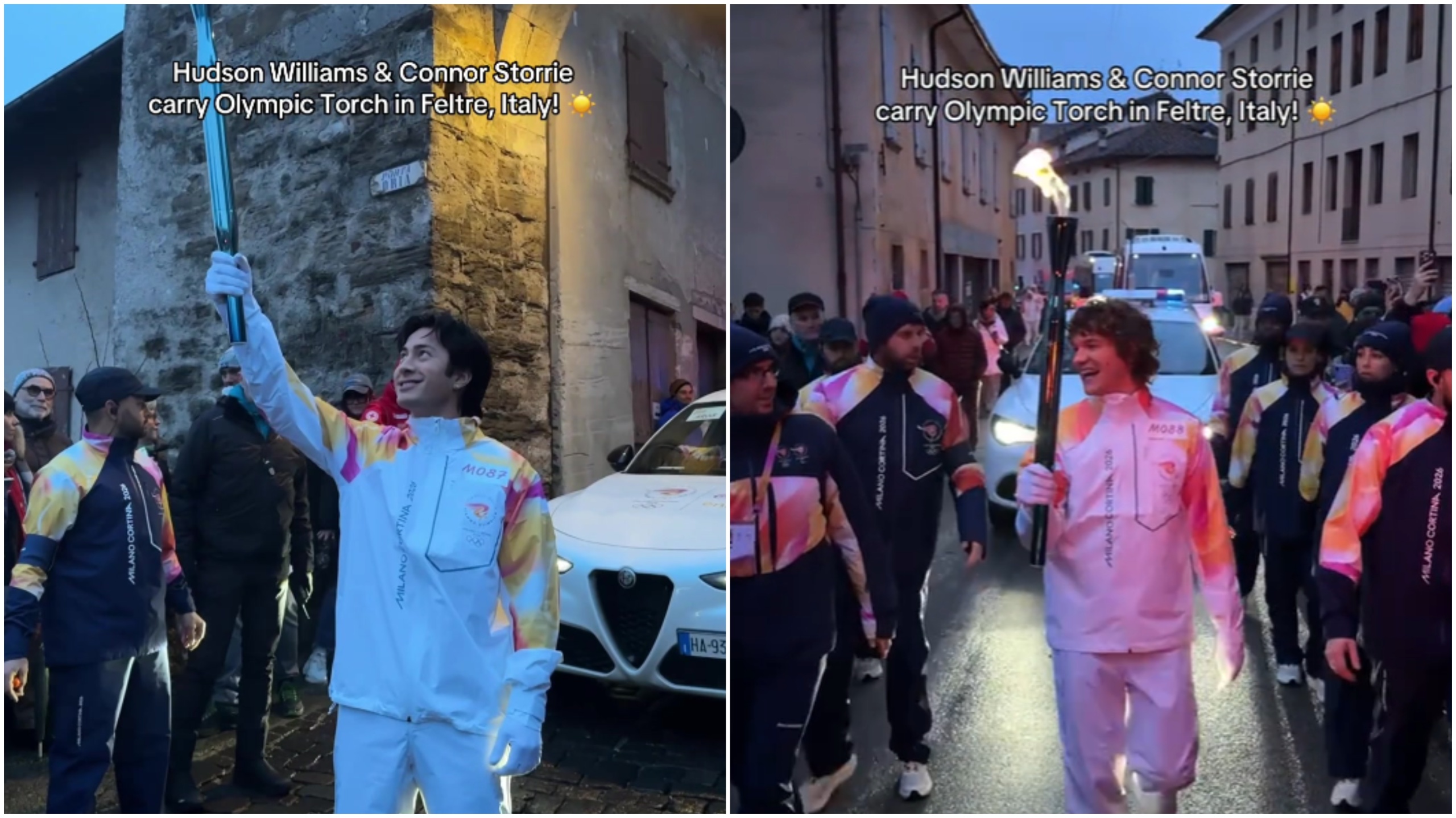 Internet se vuelve loco después de que las estrellas de Heated Rivalry lleven la antorcha olímpica: "Esto significa mucho"