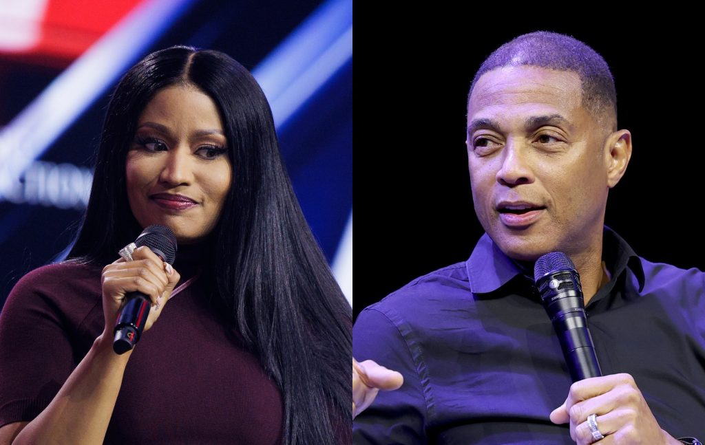 Nicki Minaj and Don Lemon headshots
