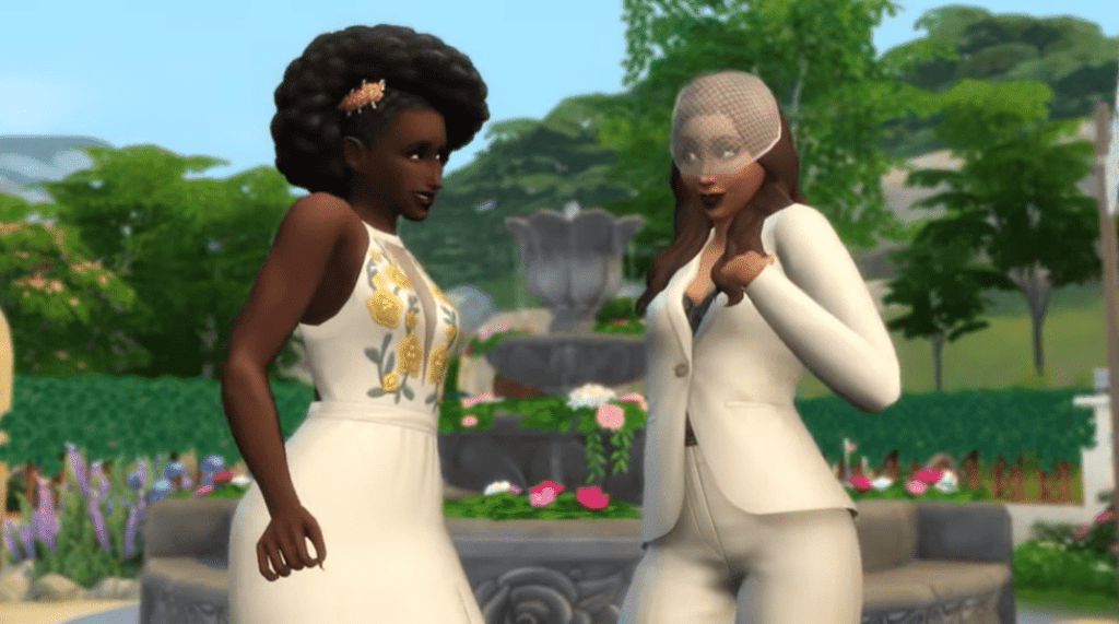 Los Sims 4 lanzan un tráiler lleno de alegría queer para el nuevo paquete de juegos My Wedding Stories.