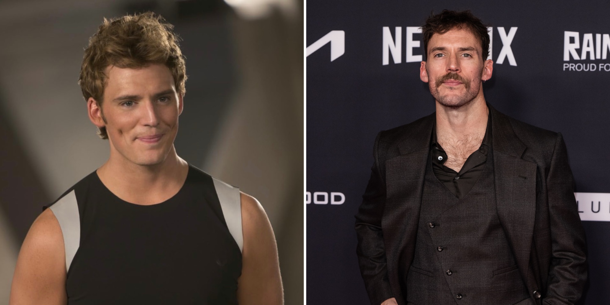 Sam Claflin played Finnick Odair in The Hunger Games