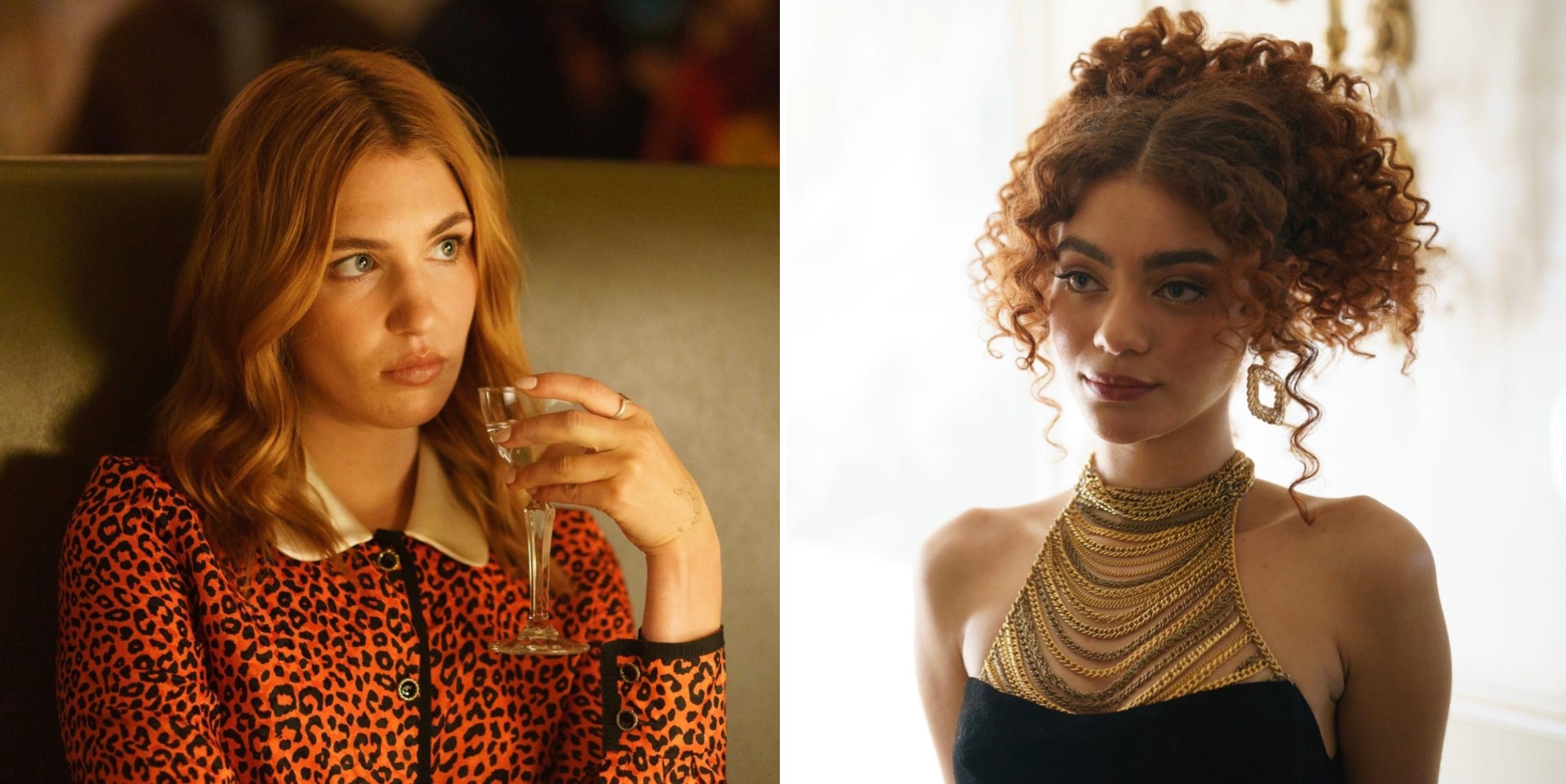 Sophie Nélisse and Ksenia Daniela Kharlamova from Heated Rivalry