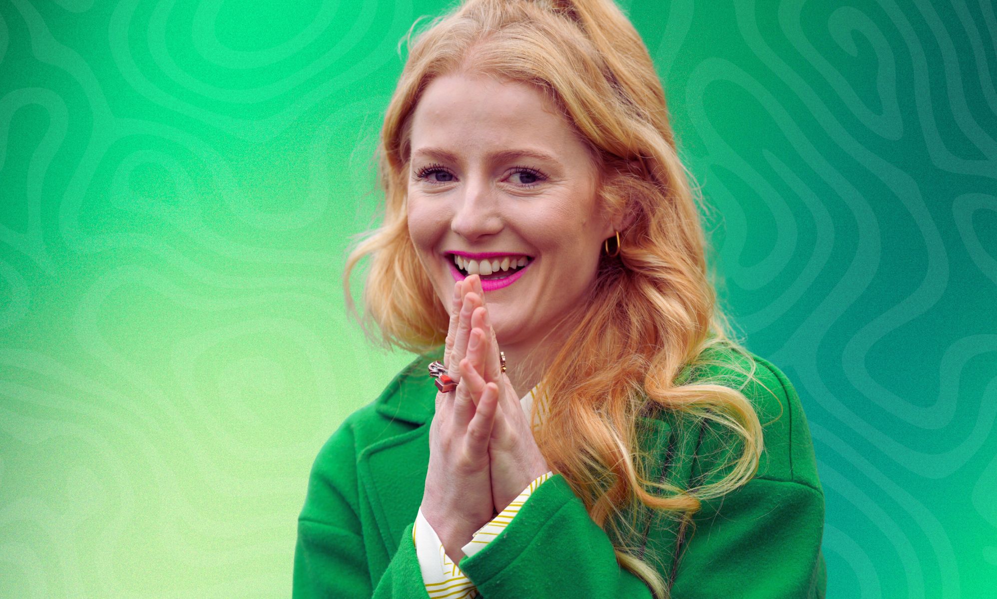 An edited picture of Hannah Spencer.