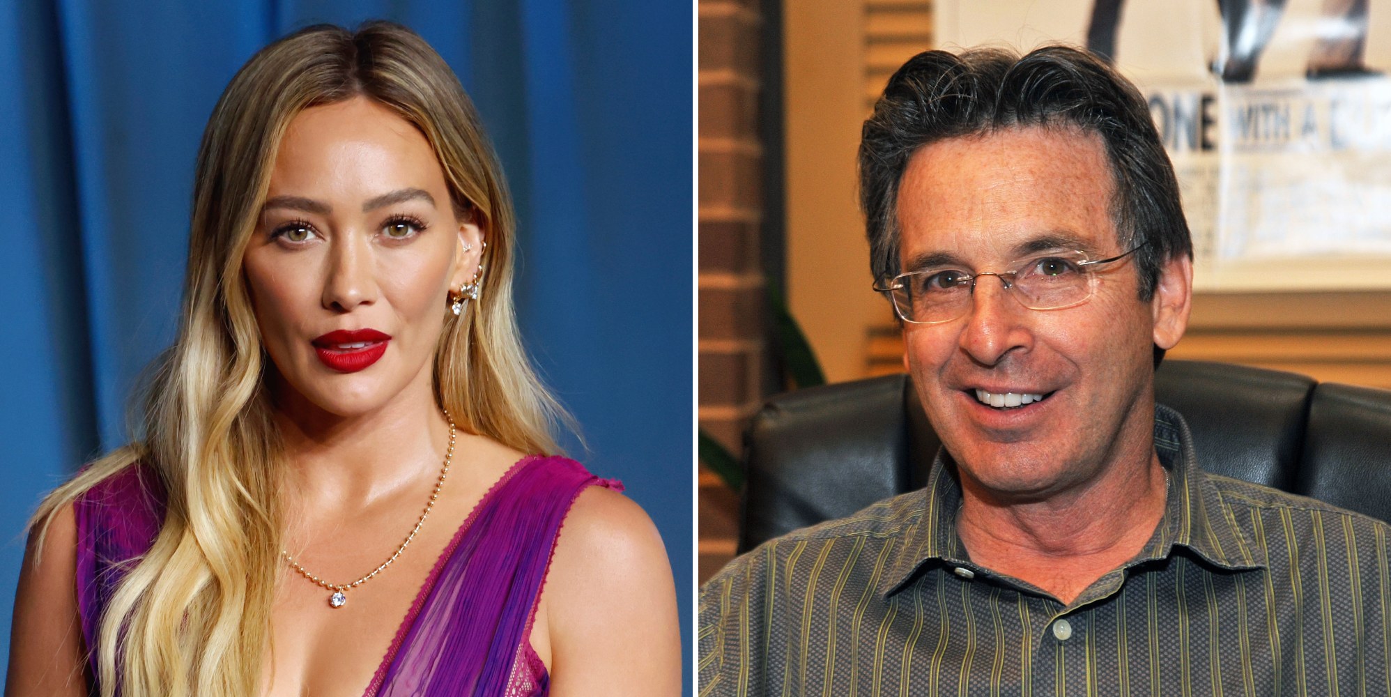 Hilary Duff and Robert Carradine