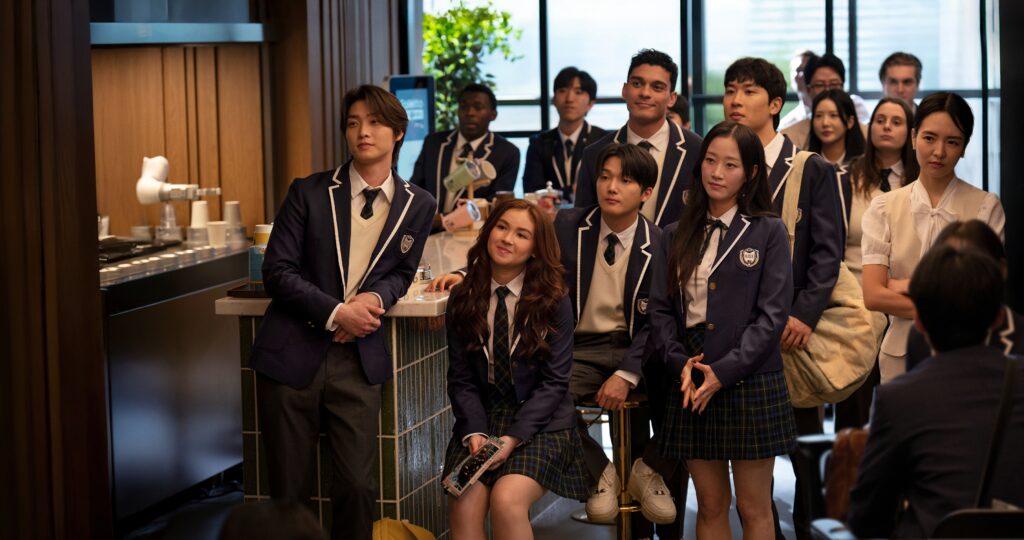 XO, Kitty. Gia Kim como Yuri Han en el episodio 301 de XO, Kitty. Cr. Cortesía de Netflix © 2026