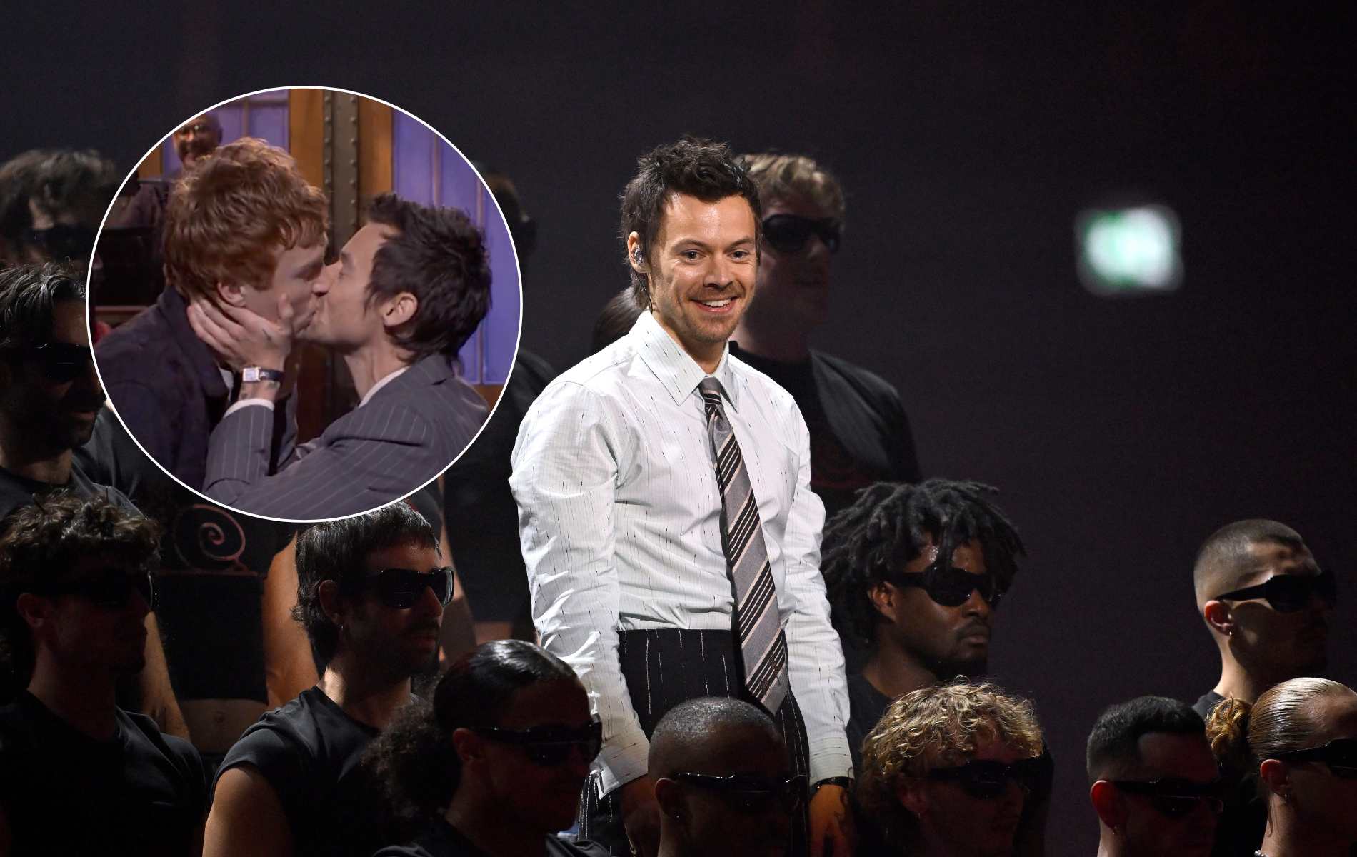 Harry Styles responde nuevamente a las afirmaciones de 'queerbaiting' con un beso en SNL