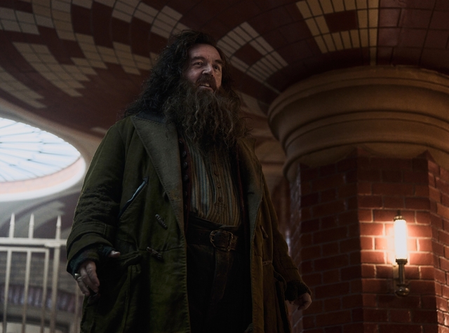 Harry Potter y la piedra filosofal/Nick Frost/Fotografía de Aidan Monaghan/HBO