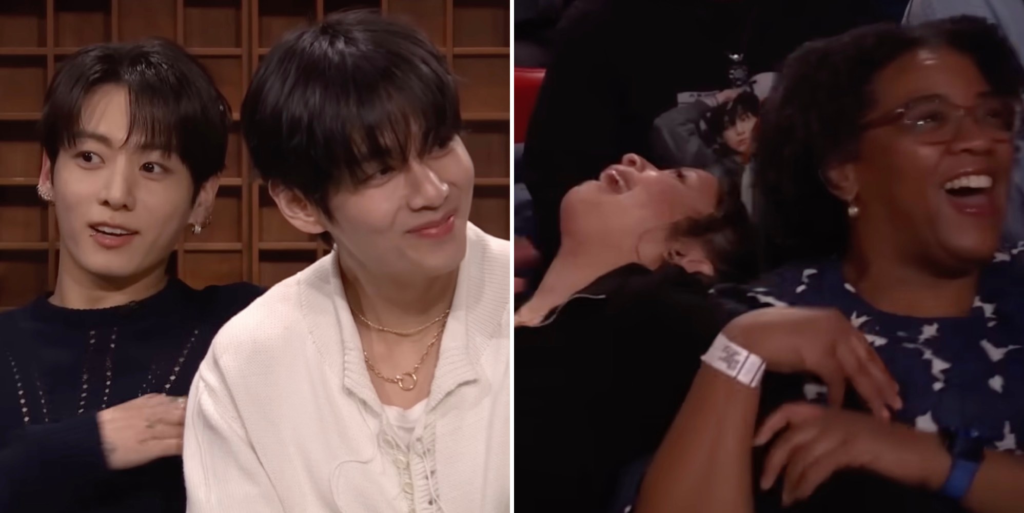 BTS members V and Jung Kook