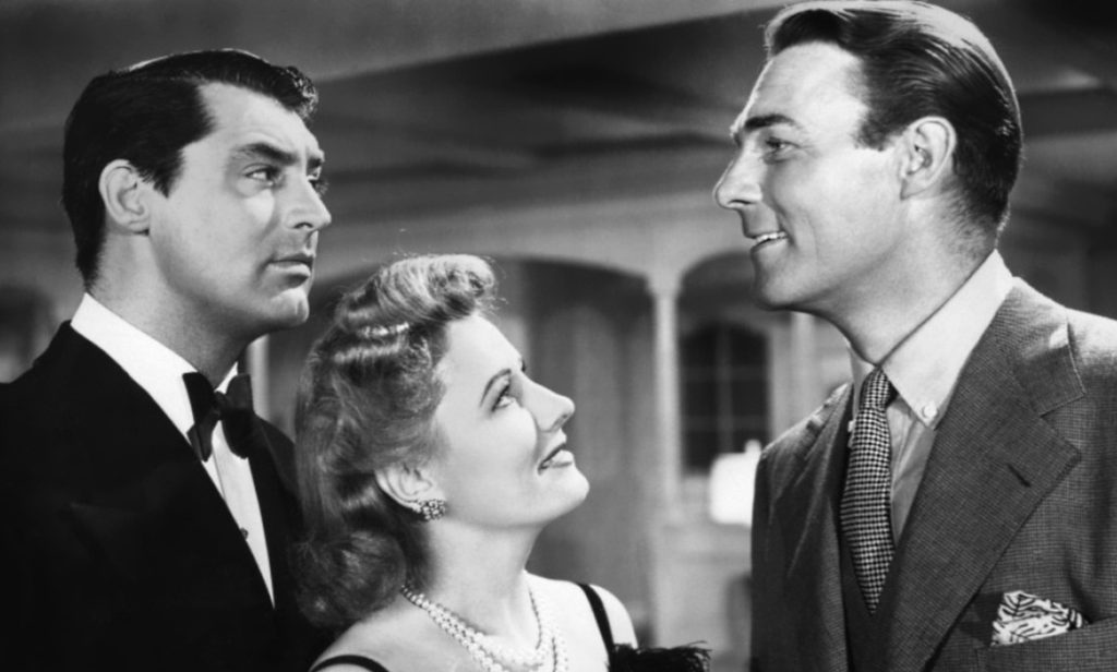 Irene Dunne, Cary Grant and Randolph Scott