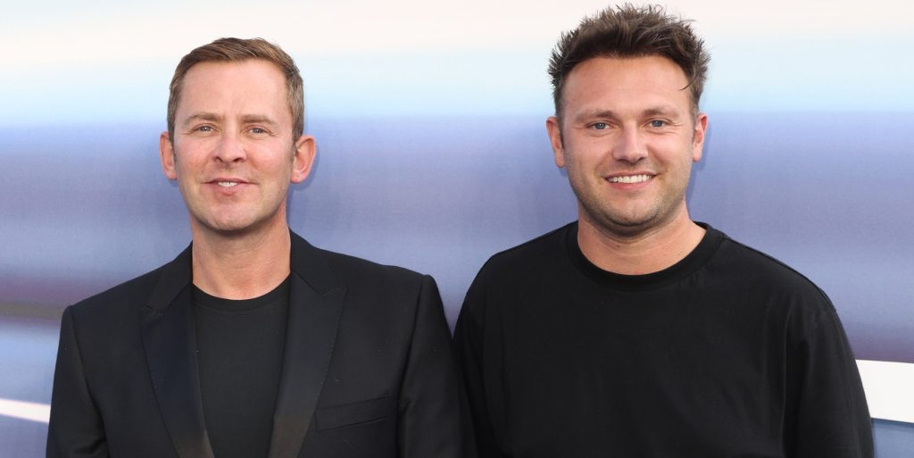 Scott Mills and husband Sam Vaughan