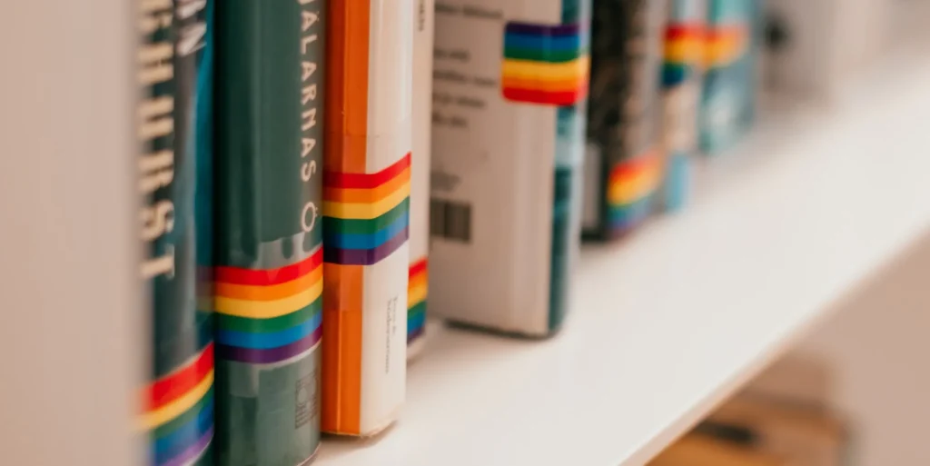 LGBTQ+ library books