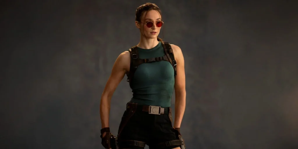 El rodaje de la serie Tomb Raider se detuvo debido a que Sophie Turner resultó lesionada por problemas de espalda