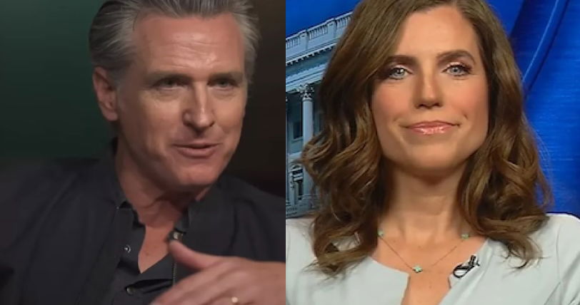 Gavin Newsom confunde al activista gay MAGA y lo llama Nancy Mace