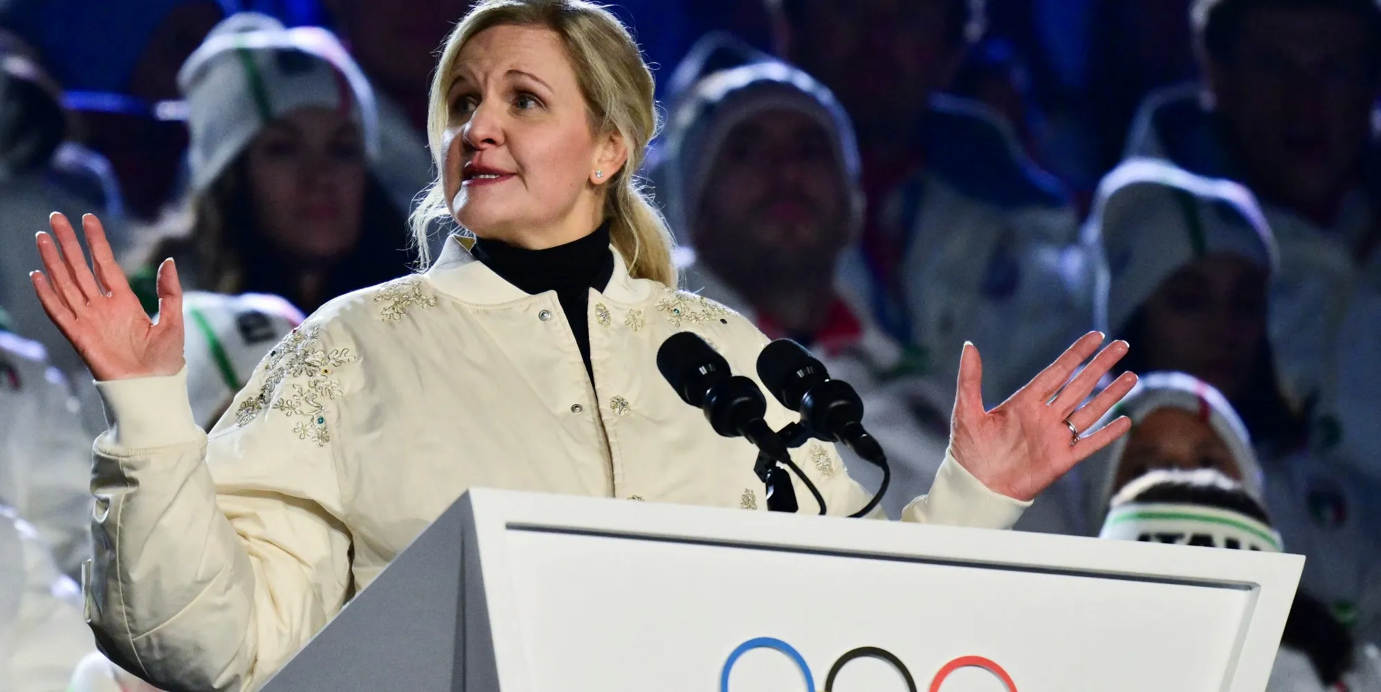 IOC President Kirsty Coventry