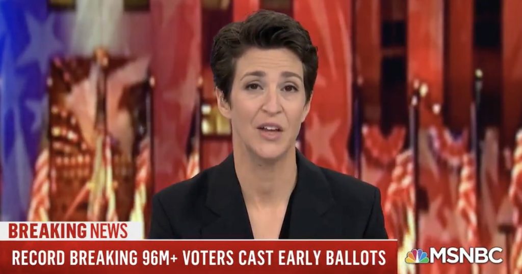 Rachel Maddow dice que Trump definitivamente está intentando una toma de poder autoritaria, pero es muy malo en eso