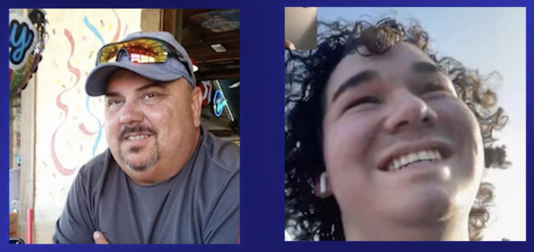 Las víctimas: Larry Wilson, de 54 años, y Joseph West, de 22 años.