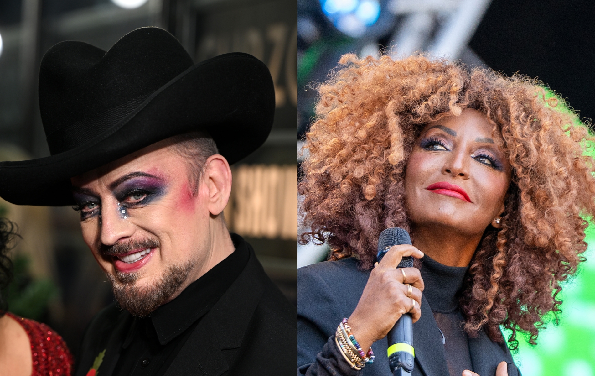 stills of Boy George and Senhit