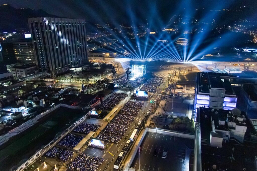 BTS El regreso en vivo | Arirang en la plaza Gwanghwamun el 21 de marzo en Seúl, Corea / BIGHIT MUSIC Y NETFLIX © 2026