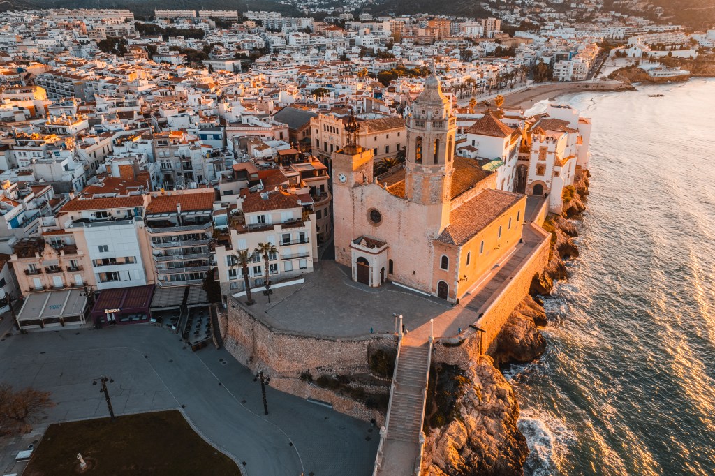 Vista aérea de Sitges