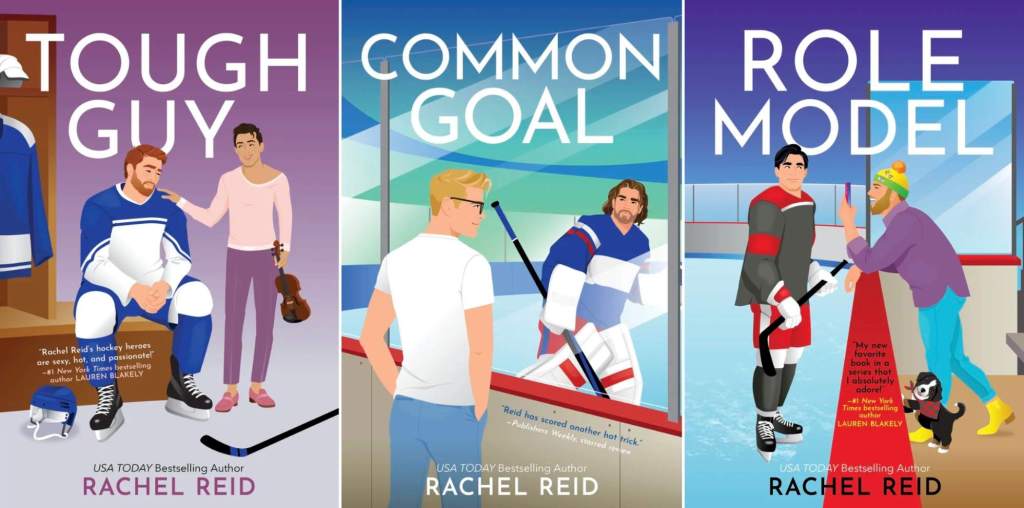 Tipo duro (libro tres, Objetivo común (libro cuatro) y Modelo a seguir (libro cinco) de la serie Game Changers