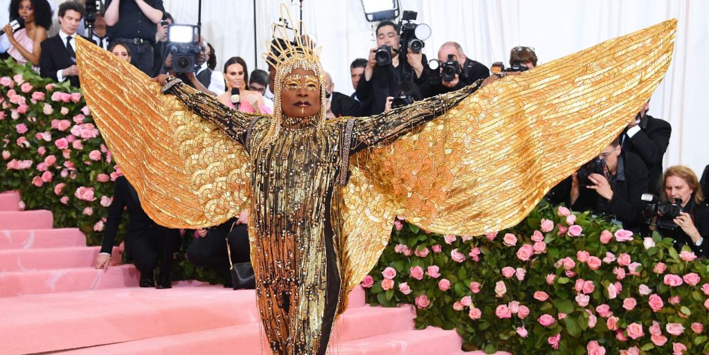 Billy Porter at the Met Gala in 2019