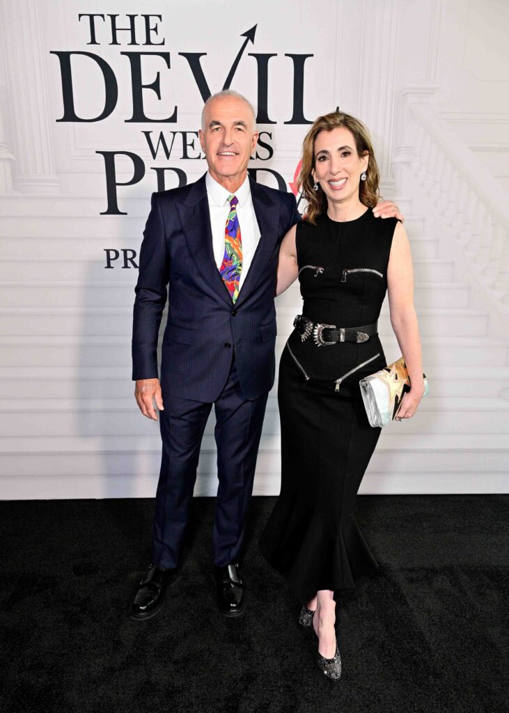 NUEVA YORK, NUEVA YORK - 20 DE ABRIL: (LR) David Frankel y Aline Brosh McKenna asisten al estreno mundial de The Devil Wears Prada 2 en el Lincoln Center de Nueva York, Nueva York, el 20 de abril de 2026. (Foto de Eugene Gologursky/Getty Images para 20th Century Studios)
