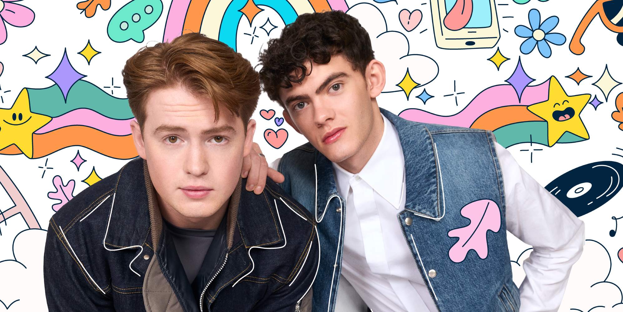 Kit Connor and Joe Lock from Heartstopper