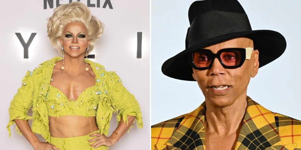 Courtney Act and RuPaul
