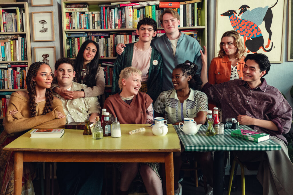 Heartstopper Forever Fist Look, Yasmin Finney, Tobie Donovan, Leila Khan, Kizzy Edgell, Joe Locke, Kit Connor, Corrina Brown, Rhea Norwood, Will Gao