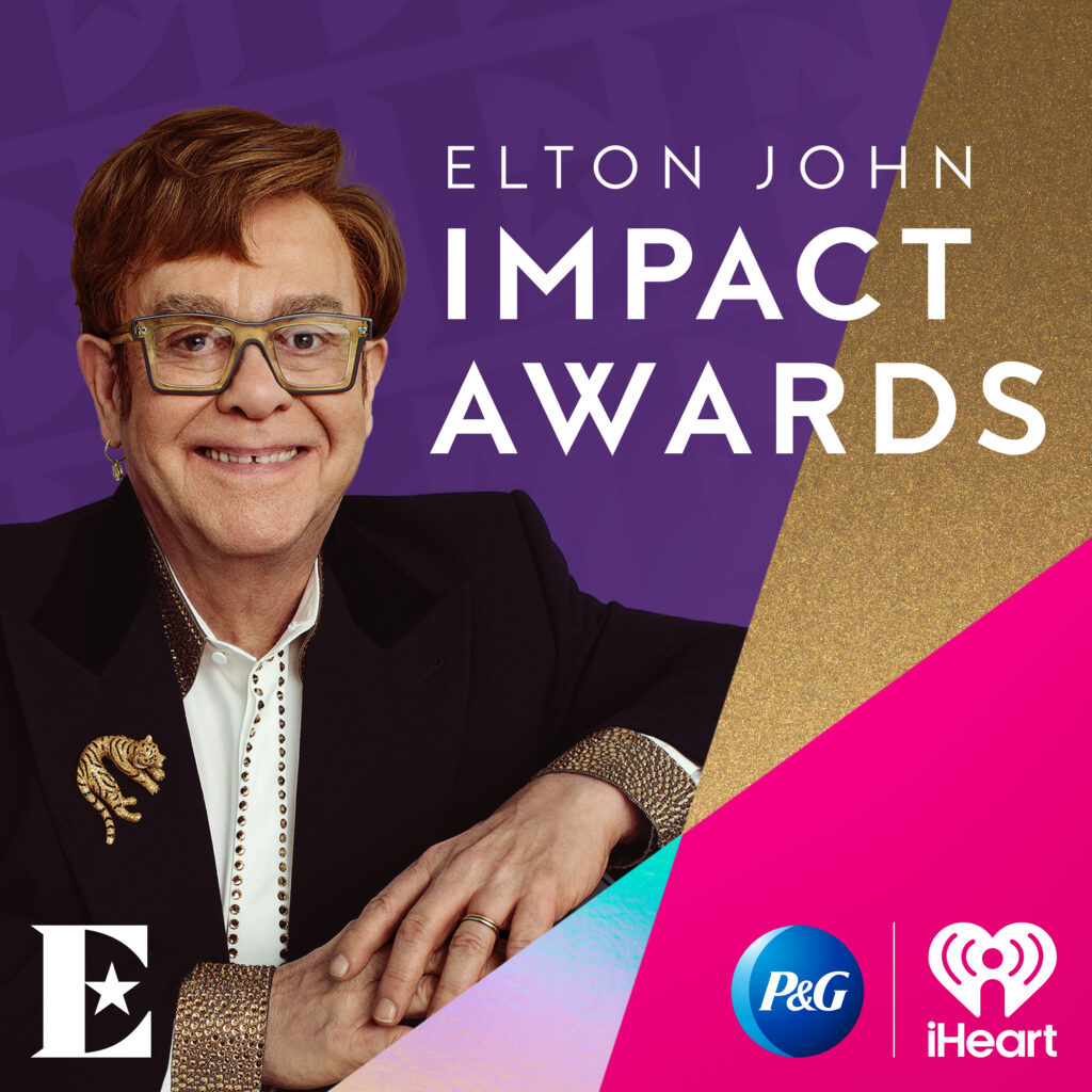 Logotipo de los premios Elton John Impact (Foto: iHeart Radio)