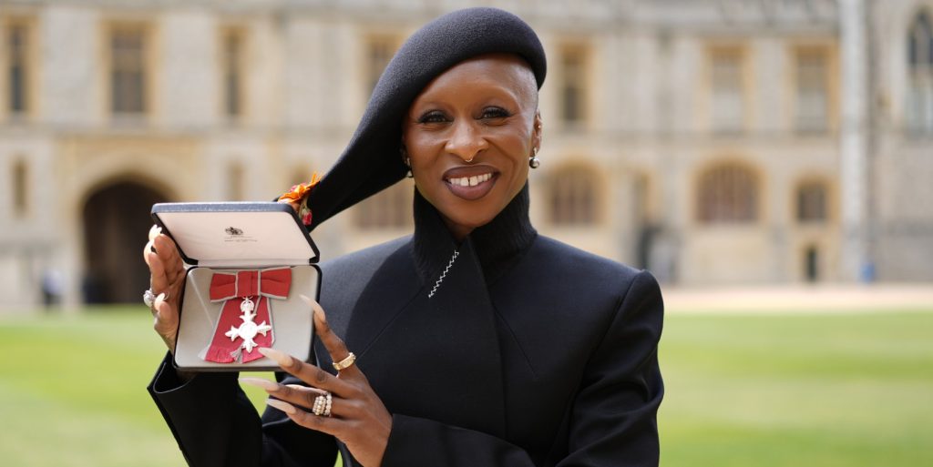 Cynthia Erivo receives MBE