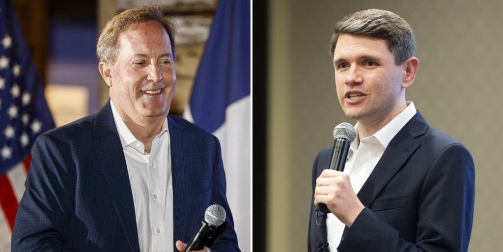 Ken Paxton and James Talarico