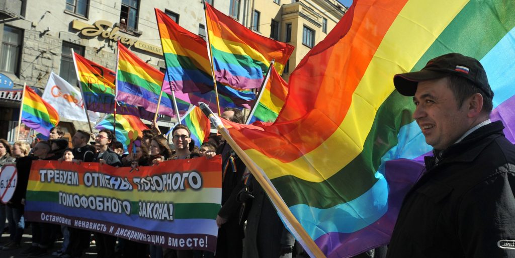 LGBTQ+ rights activists in Russia