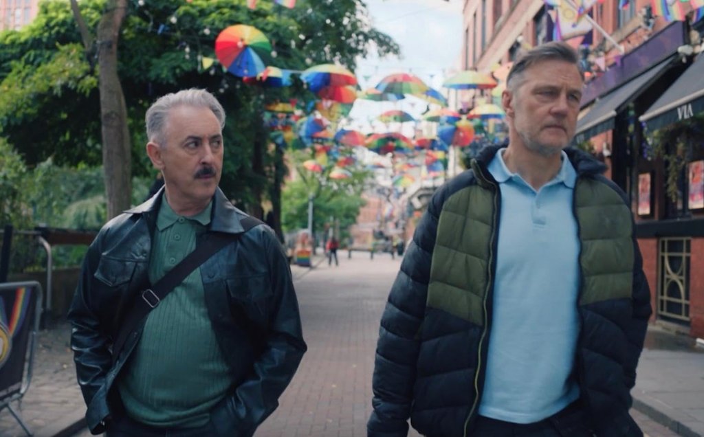 Alan Cumming y David Morrissey en De puntillas