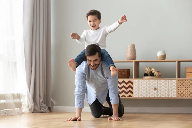 papa e hijo