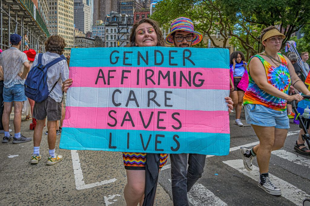 Participants at New York City pride